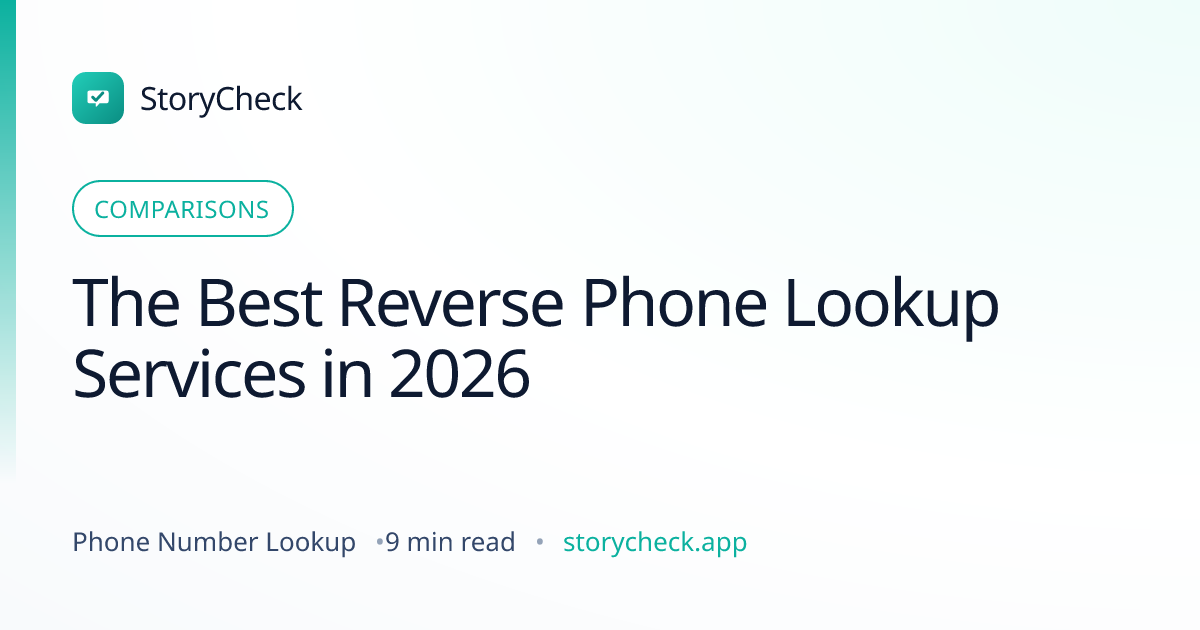 Title card: The Best Reverse Phone Lookup Services in 2026