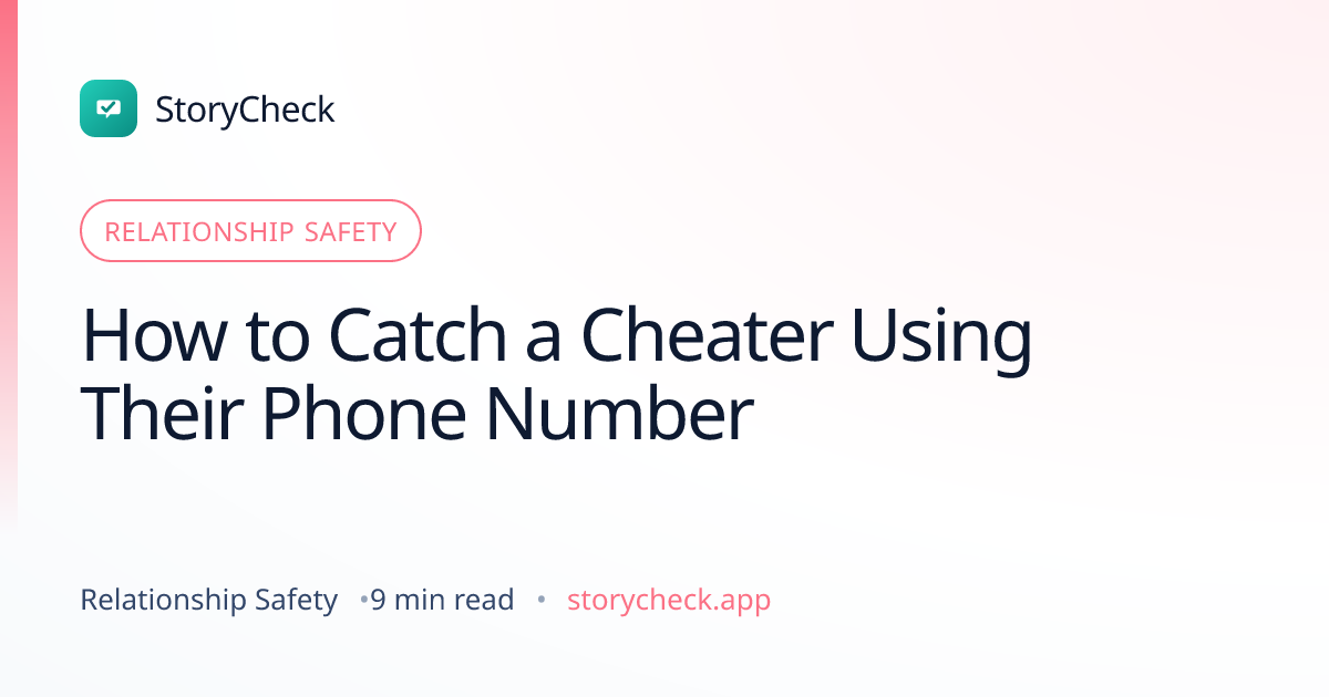 Title card: How to Catch a Cheater Using Their Phone Number